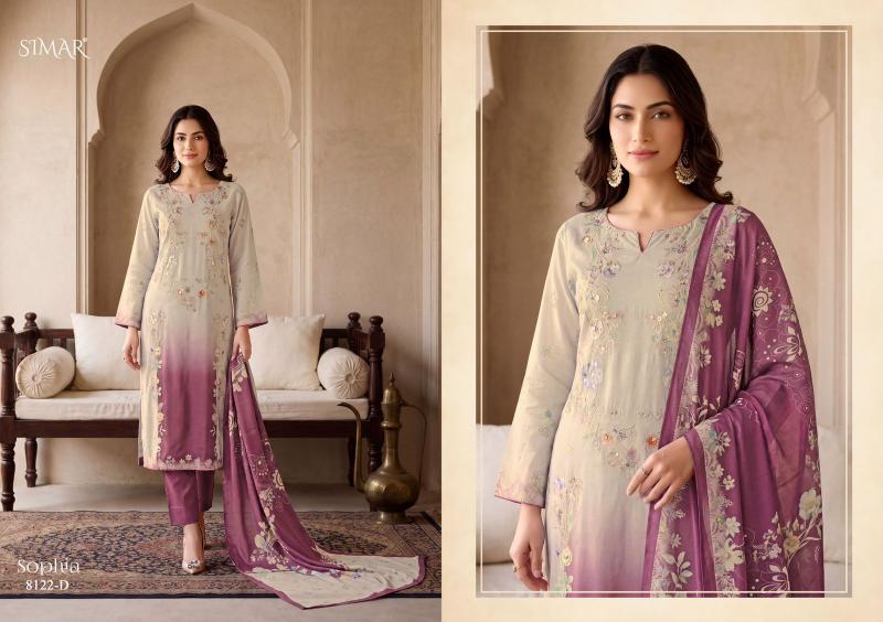 Glossy simar sophia dress material wholesale jetpur navagadh gujarat